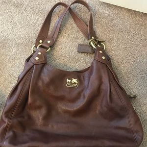 Coach Leather Madison Maggie Hobo